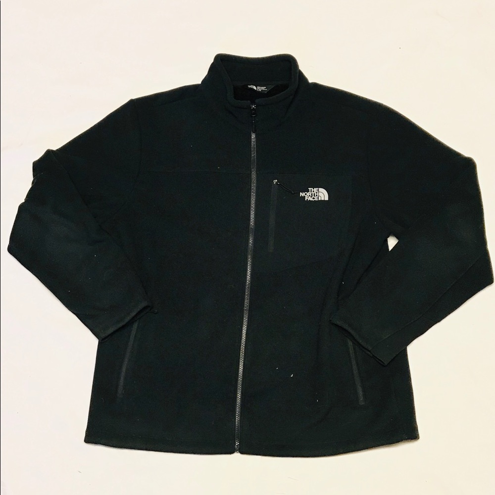 Men’s Black Full Zip North Face fleece Jacket